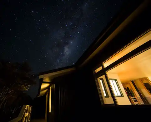 The Milky Way over James Mackay Hut