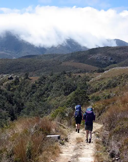 Crossing the Gouland Downs, Heaphy Track